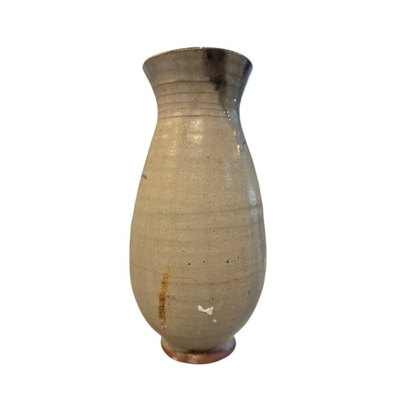 Handcrafted Ceramic Vase With Nature-Inspired Design Earthy Tones Rustic Decorat - Picture 6 of 15